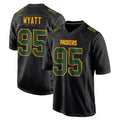 Seanshop GB.Packers #95 Devonte Wyatt Player Black Fashion Home Game Stitched Jerseys