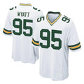 Seanshop GB.Packers #95 Devonte Wyatt Player White Home Game Stitched Jerseys