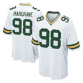 Seanshop GB.Packers #98 Javon Hargrave Player White Home Game Stitched Jerseys