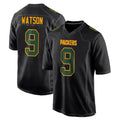 Seanshop GB.Packers #9 Christian Watson Player Black Fashion Home Game Stitched Jerseys