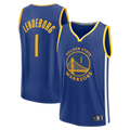 Seanshop GS.Warriors #1 Yaxel Lendeborg Royal 2026  Draft First Round Pick Fast Break Jerseys - Icon Edition