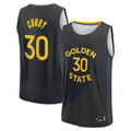 Seanshop GS.Warriors #30 Stephen Curry Black Fast Break Replica Player Jerseys - Statement Edition