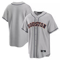 Seanshop H.Astros Gray Home Game Blank Player Stitched Jerseys