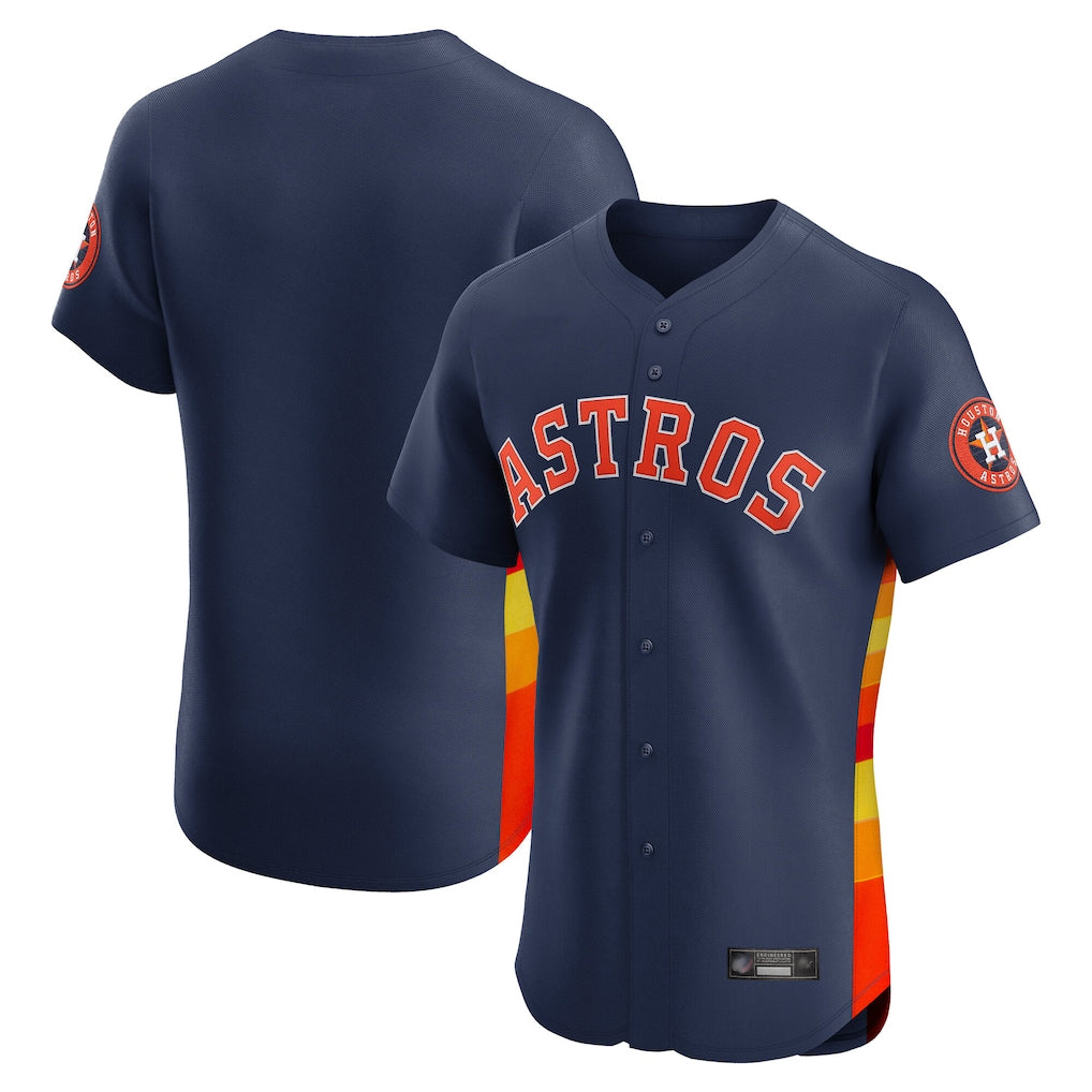 Seanshop H.Astros Navy Limited Elite Home Blank Player Stitched Jerseys