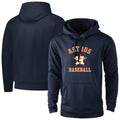 Seanshop H.Astros Navy Pullover Hoodie Blank Player Stitched Jerseys