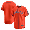 Seanshop H.Astros Orange Home Limited Blank Player Stitched Jerseys