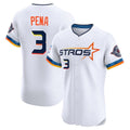 Seanshop H.Astros #3 Jeremy Pe?a Player White City Connect Limited Elite Home Stitched Jerseys