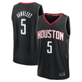 Seanshop H.Rockets #5 Fred VanVleet Black Fast Break Replica Player Stitched Jerseys- Statement Edition