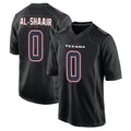 Seanshop H.Texans #0 Azeez Al-Shaair Player Black Fashion Home Game Stitched Jerseys