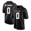 Seanshop H.Texans #0 Azeez Al-Shaair Player Carbon Black Fashion Home Game Stitched Jerseys