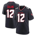 Seanshop H.Texans #12 Nico Collins Player Navy Team Home Game Stitched Jerseys