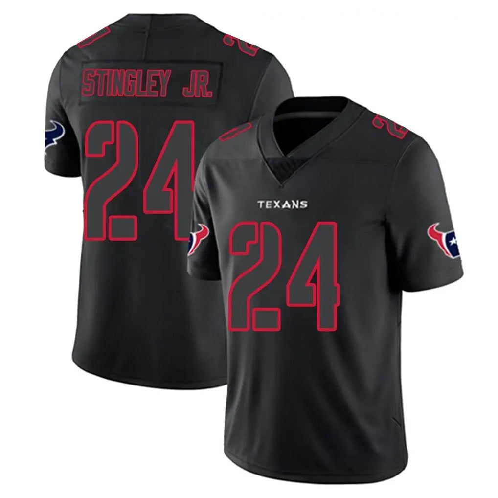 Seanshop H.Texans #24 Derek Stingley Jr. Player Black Impact Limited Game Stitched Jerseys