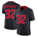 Seanshop H.Texans #32 David Montgomery Player Navy Limited 2nd Alternate Vapor F.U.S.E. Home Game Stitched Jerseys