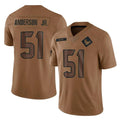 Seanshop H.Texans #51 Will Anderson Jr. Player Brown Salute To Service Limited Stitched Jerseys