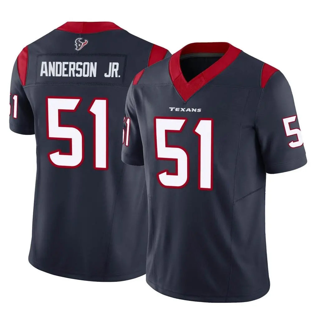 Seanshop H.Texans #51 Will Anderson Jr. Player Navy Limited Vapor F.U.S.E. Home Game Stitched Jerseys