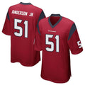 Seanshop H.Texans #51 Will Anderson Jr. Player Red Home Game Stitched Jerseys