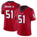Seanshop H.Texans #51 Will Anderson Jr. Player Red Limited Vapor F.U.S.E. Home Game Stitched Jerseys