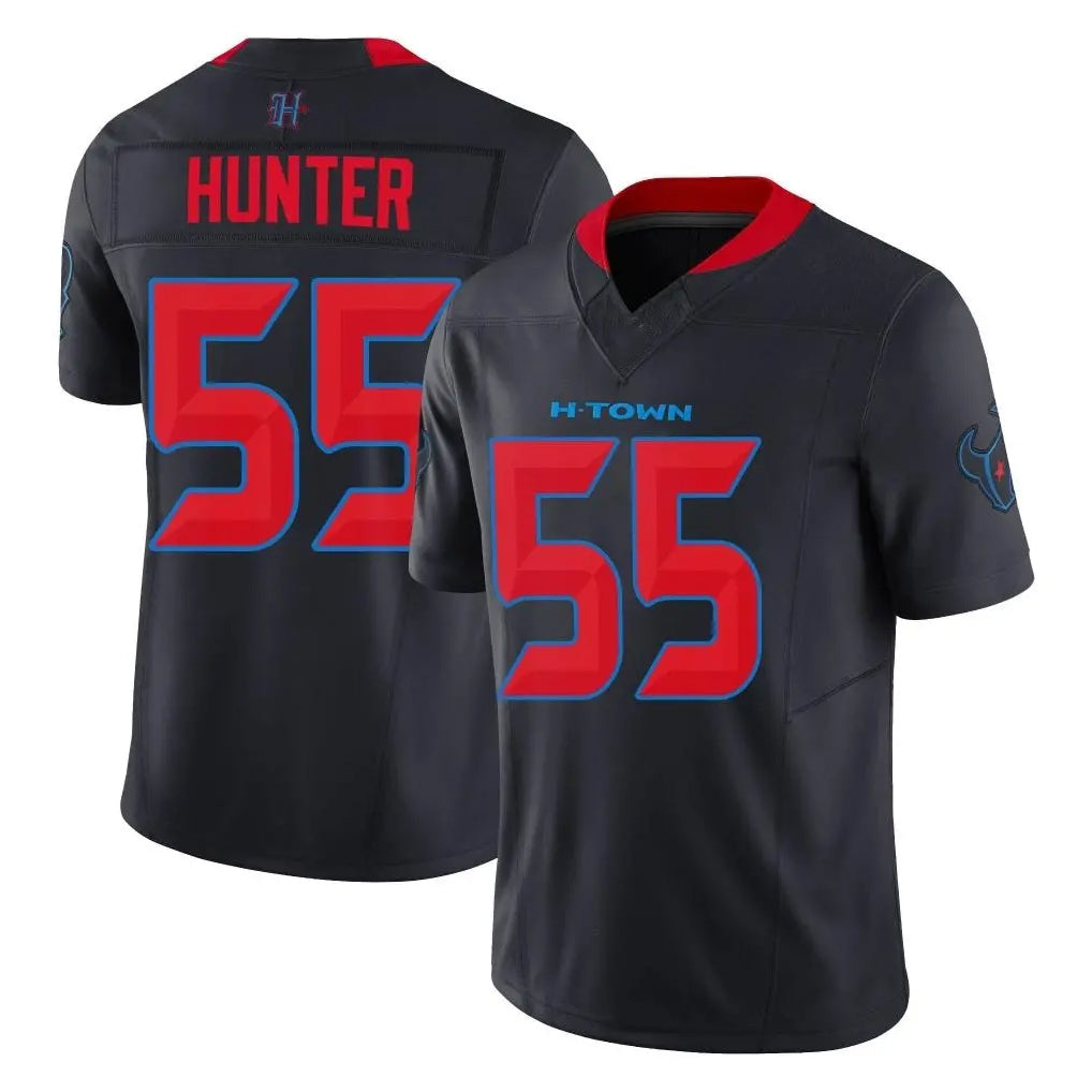 Seanshop H.Texans #55 Danielle Hunter Player Navy Limited 2nd Alternate Vapor F.U.S.E. Home Game Stitched Jerseys