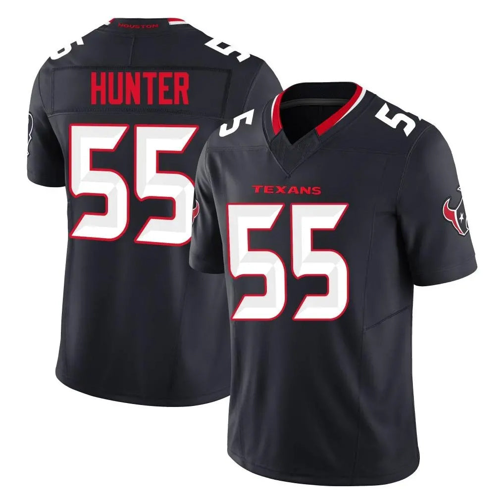 Seanshop H.Texans #55 Danielle Hunter Player Navy Limited Alternate Vapor F.U.S.E. Home Game Stitched Jerseys