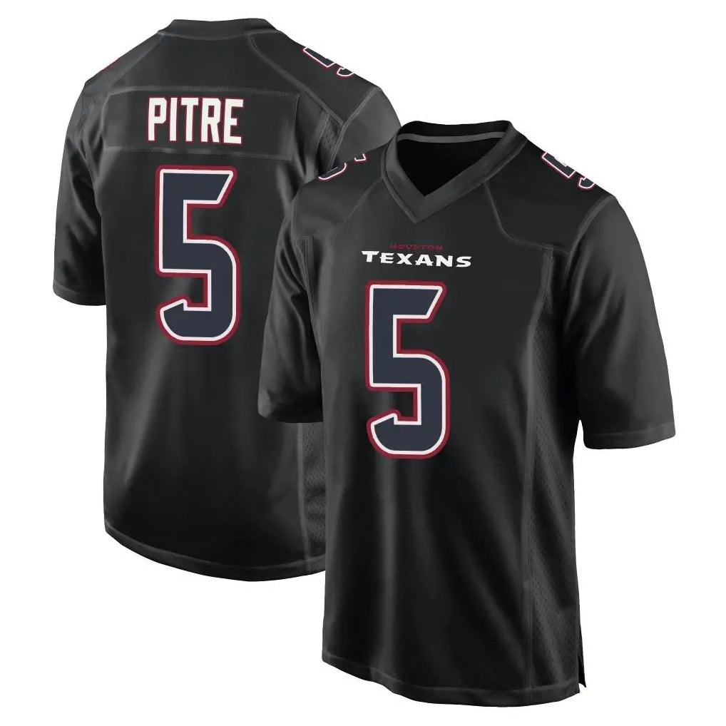 Seanshop H.Texans #5 Jalen Pitre Player Black Fashion Home Game Stitched Jerseys