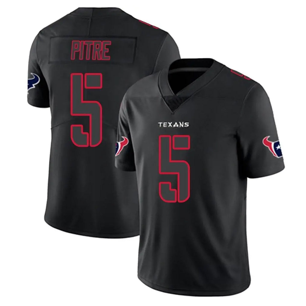 Seanshop H.Texans #5 Jalen Pitre Player Black Impact Limited Game Stitched Jerseys