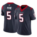 Seanshop H.Texans #5 Jalen Pitre Player Navy Limited Vapor F.U.S.E. Home Game Stitched Jerseys