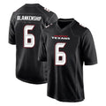 Seanshop H.Texans #6 Reed Blankenship Player Carbon Black Fashion Home Game Stitched Jerseys