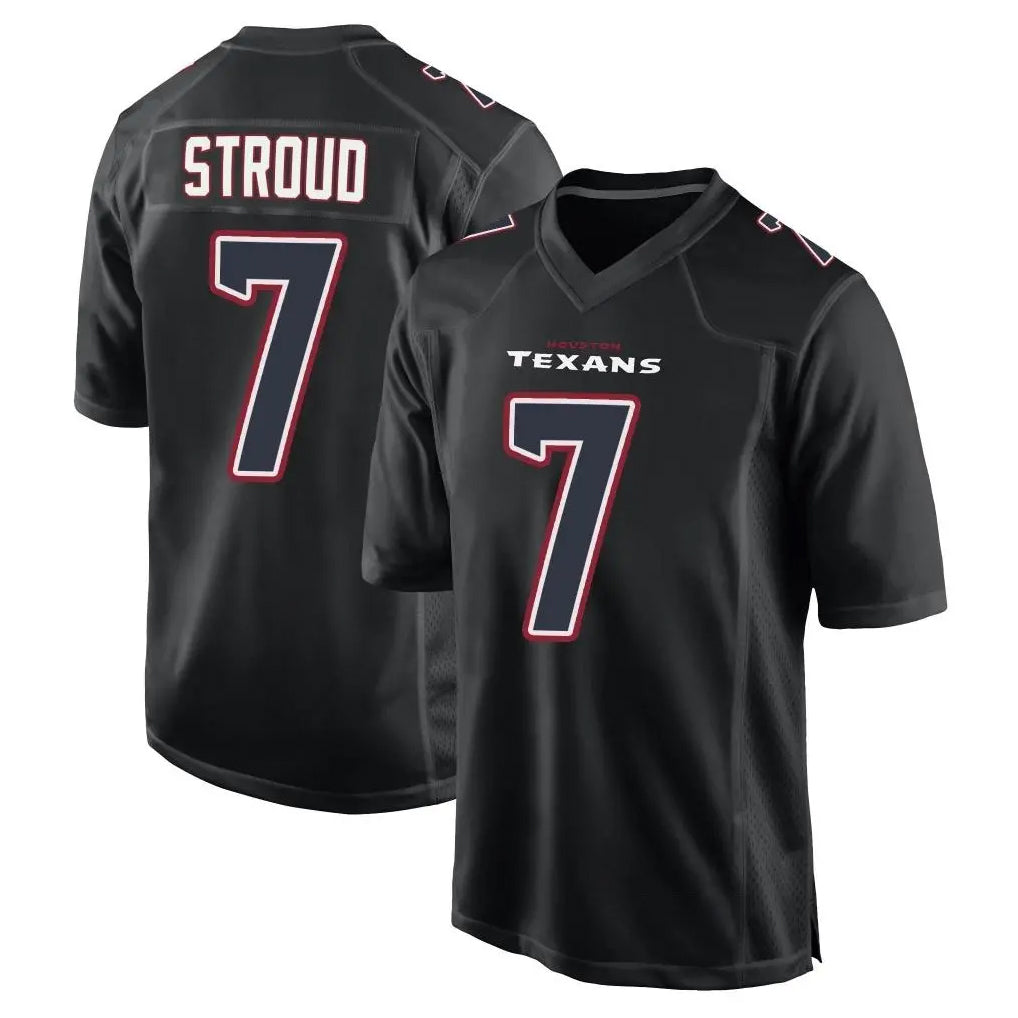 Seanshop H.Texans #7 CJ Stroud Player Black Fashion Home Game Stitched Jerseys