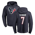 Seanshop H.Texans #7 CJ Stroud Player Navy Pro Line Pullover Hoodie Limited Game Stitched Jerseys