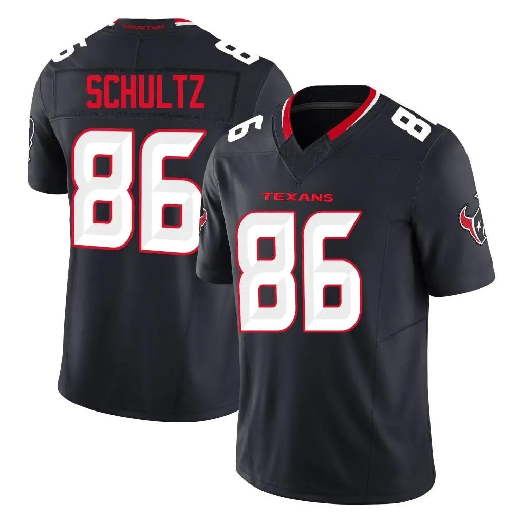 Seanshop H.Texans #86 Dalton Schultz Player Navy Limited Alternate Vapor F.U.S.E. Home Game Stitched Jerseys