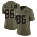 Seanshop H.Texans #86 Dalton Schultz Player Olive 2025 Salute To Service Limited Game Stitched Jerseys