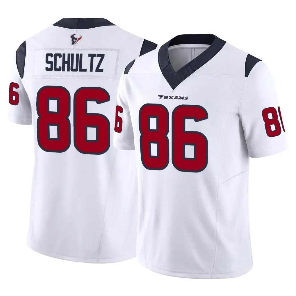 Seanshop H.Texans #86 Dalton Schultz Player White Limited Vapor F.U.S.E. Home Game Stitched Jerseys