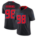 Seanshop H.Texans #98 Sheldon Rankins Player Navy Limited Vapor F.U.S.E. Home Game Stitched Jerseys