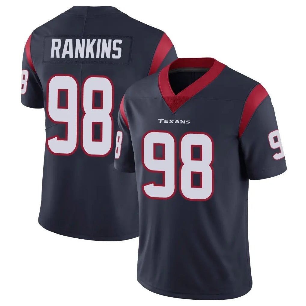 Seanshop H.Texans #98 Sheldon Rankins Player Navy Limited Vapor Untouchable Home Game Stitched Jerseys