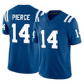 Seanshop IN.Colts #14 Alec Pierce Player Royal Limited Vapor F.U.S.E. Home Game Stitched Jerseys