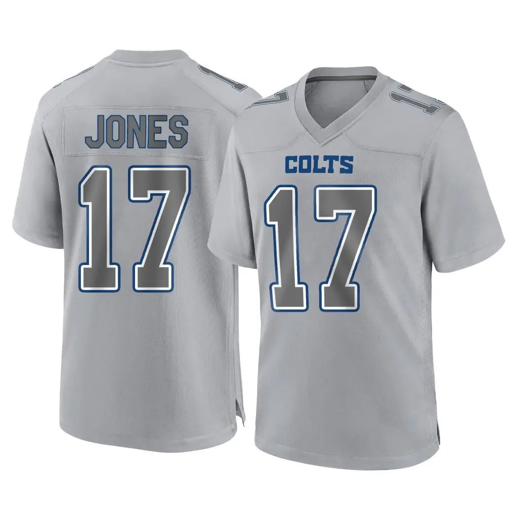 Seanshop IN.Colts #17 Daniel Jones Player Gray Atmosphere Fashion Home Game Stitched Jerseys