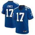 Seanshop IN.Colts #17 Daniel Jones Player Royal Alternate Indiana Nights Home Game Stitched Jerseys