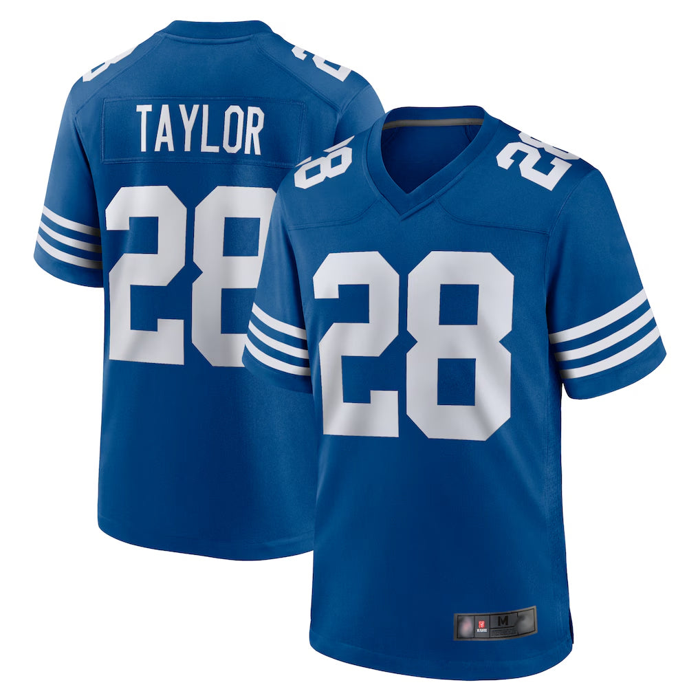 Seanshop IN.Colts #28 Jonathan Taylor Player Royal Limited Home Game Stitched Jerseys