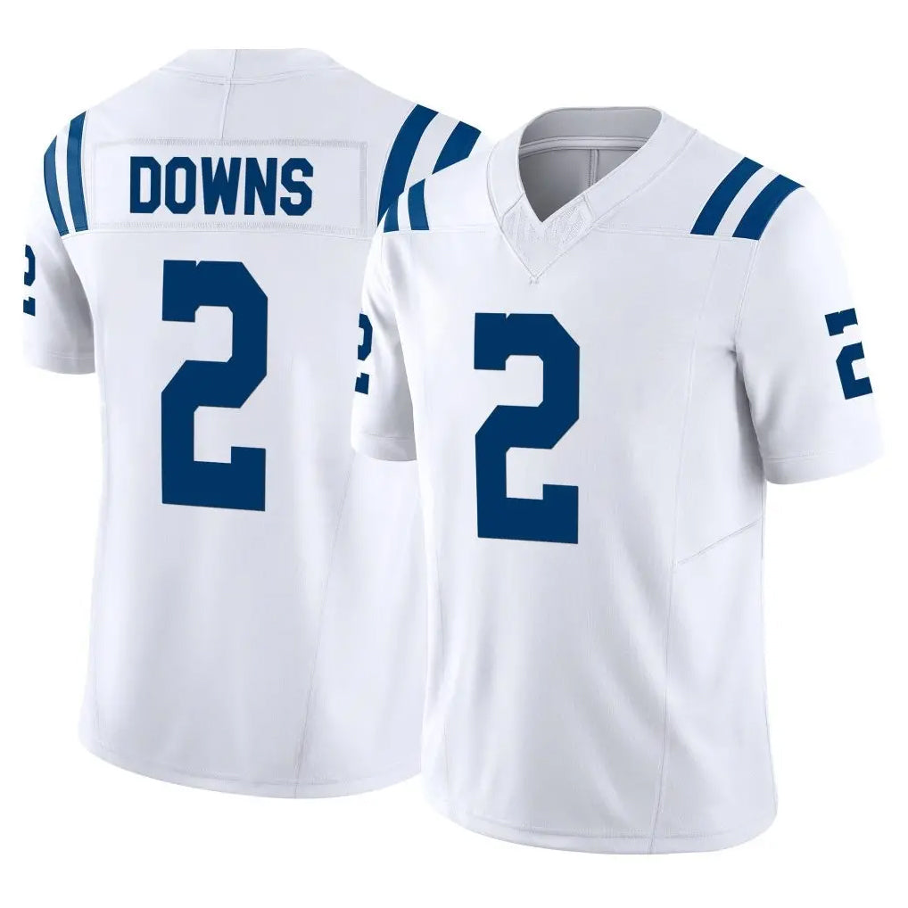 Seanshop IN.Colts #2 Josh Downs Player White Home Game Stitched Jerseys