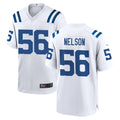 Seanshop IN.Colts #56 Quenton Nelson Player White Home Game Stitched Jerseys