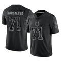 Seanshop IN.Colts #71 Matt Goncalves Player Black Reflective Limited Game Stitched Jerseys