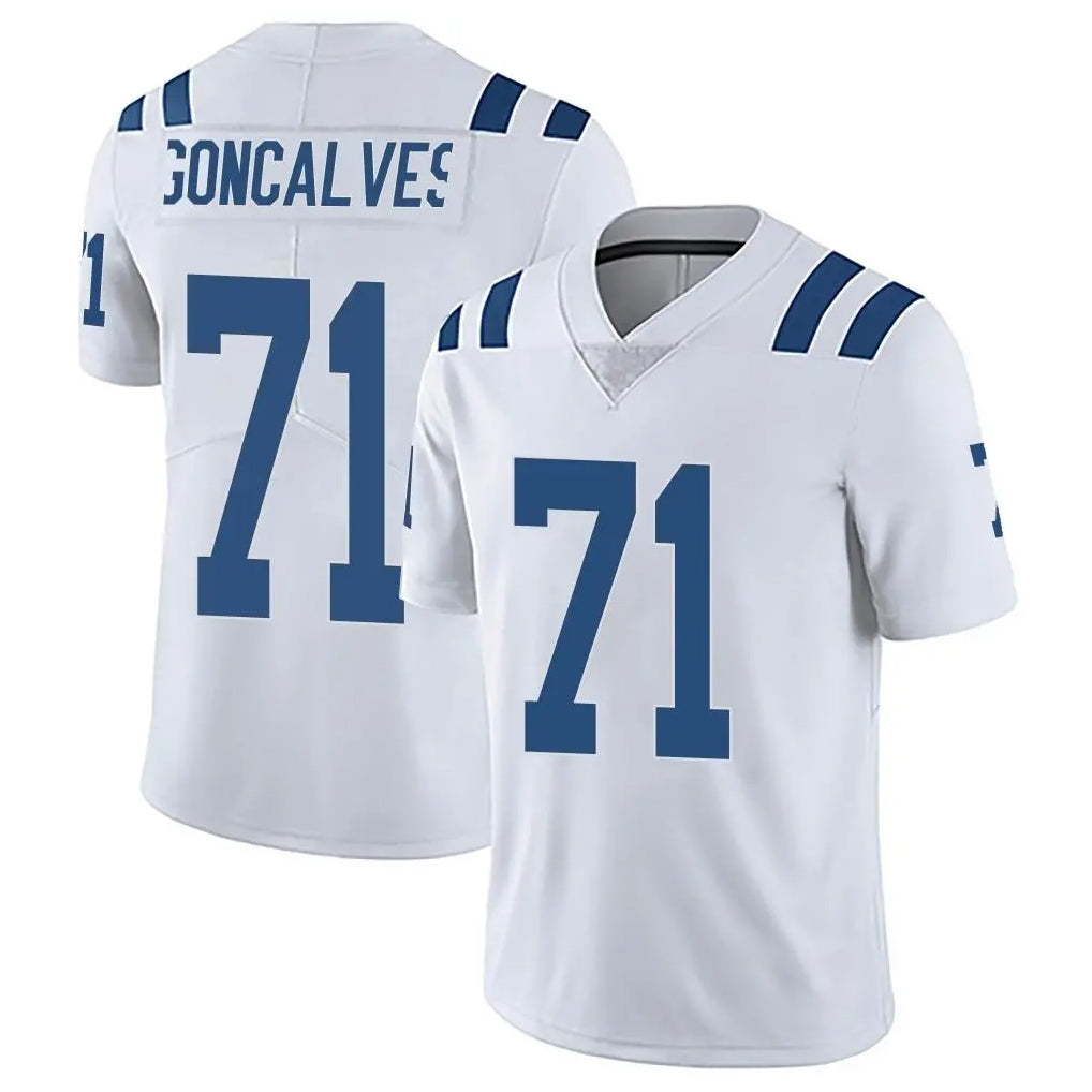 Seanshop IN.Colts #71 Matt Goncalves Player White Limited Vapor Untouchable Home Game Stitched Jerseys