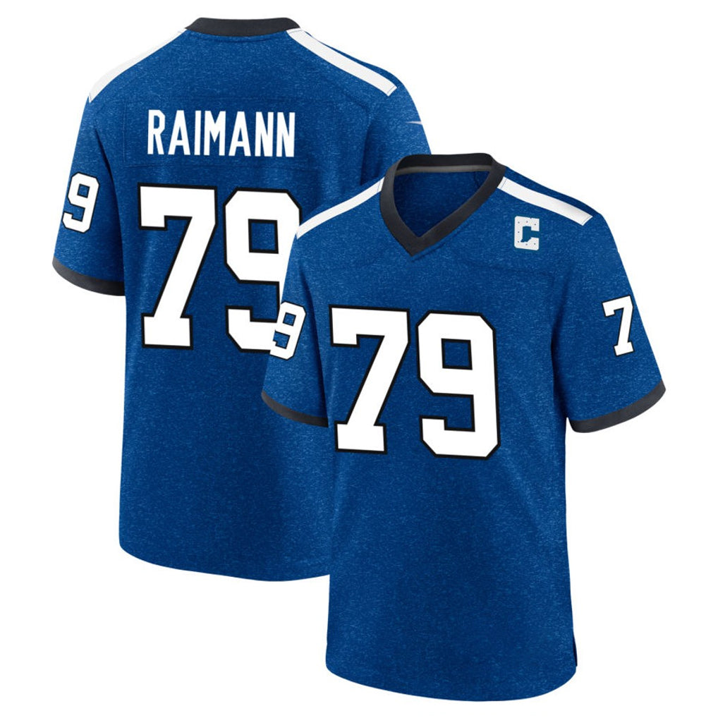 Seanshop IN.Colts #79 Bernhard Raimann Player Royal Alternate Indiana Nights Home Game Stitched Jerseys