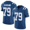Seanshop IN.Colts #79 Bernhard Raimann Player Royal Limited Vapor Untouchable Home Game Stitched Jerseys