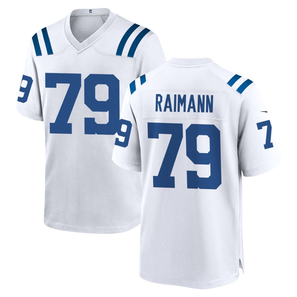 Seanshop IN.Colts #79 Bernhard Raimann Player White Home Game Stitched Jerseys