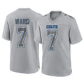 Seanshop IN.Colts #7 Charvarius Ward Sr. Player Gray Atmosphere Fashion Home Game Stitched Jerseys