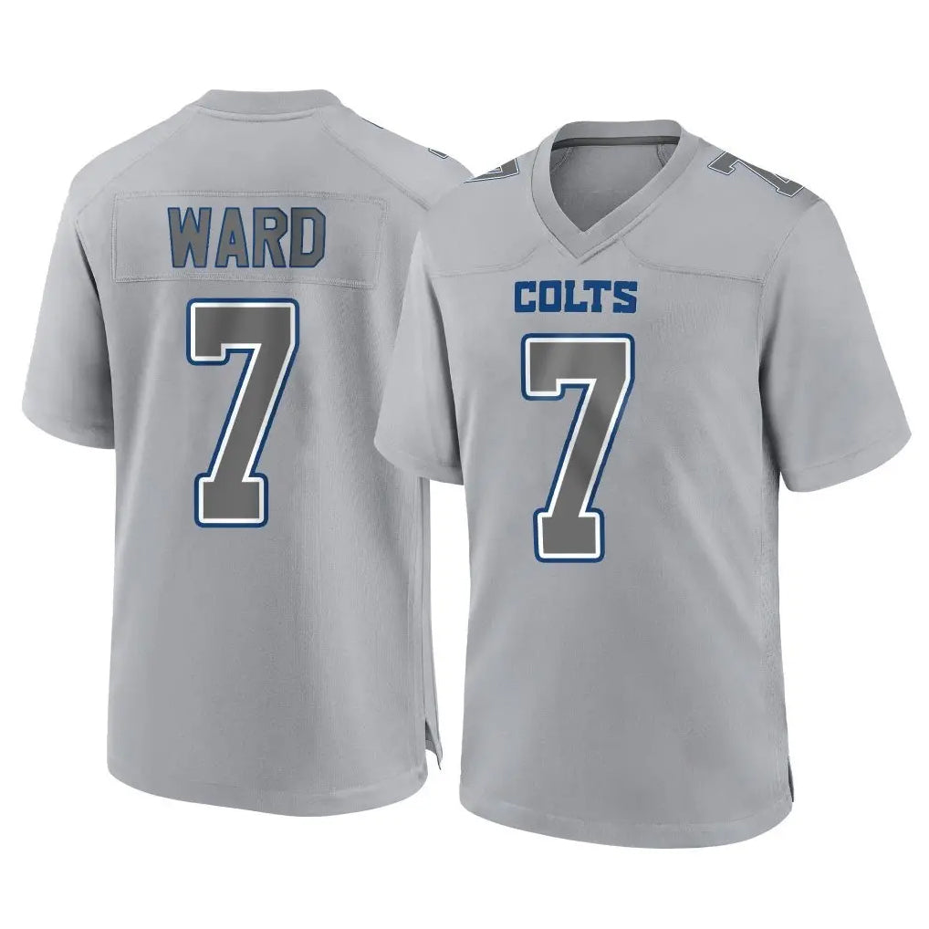 Seanshop IN.Colts #7 Charvarius Ward Sr. Player Gray Atmosphere Fashion Home Game Stitched Jerseys