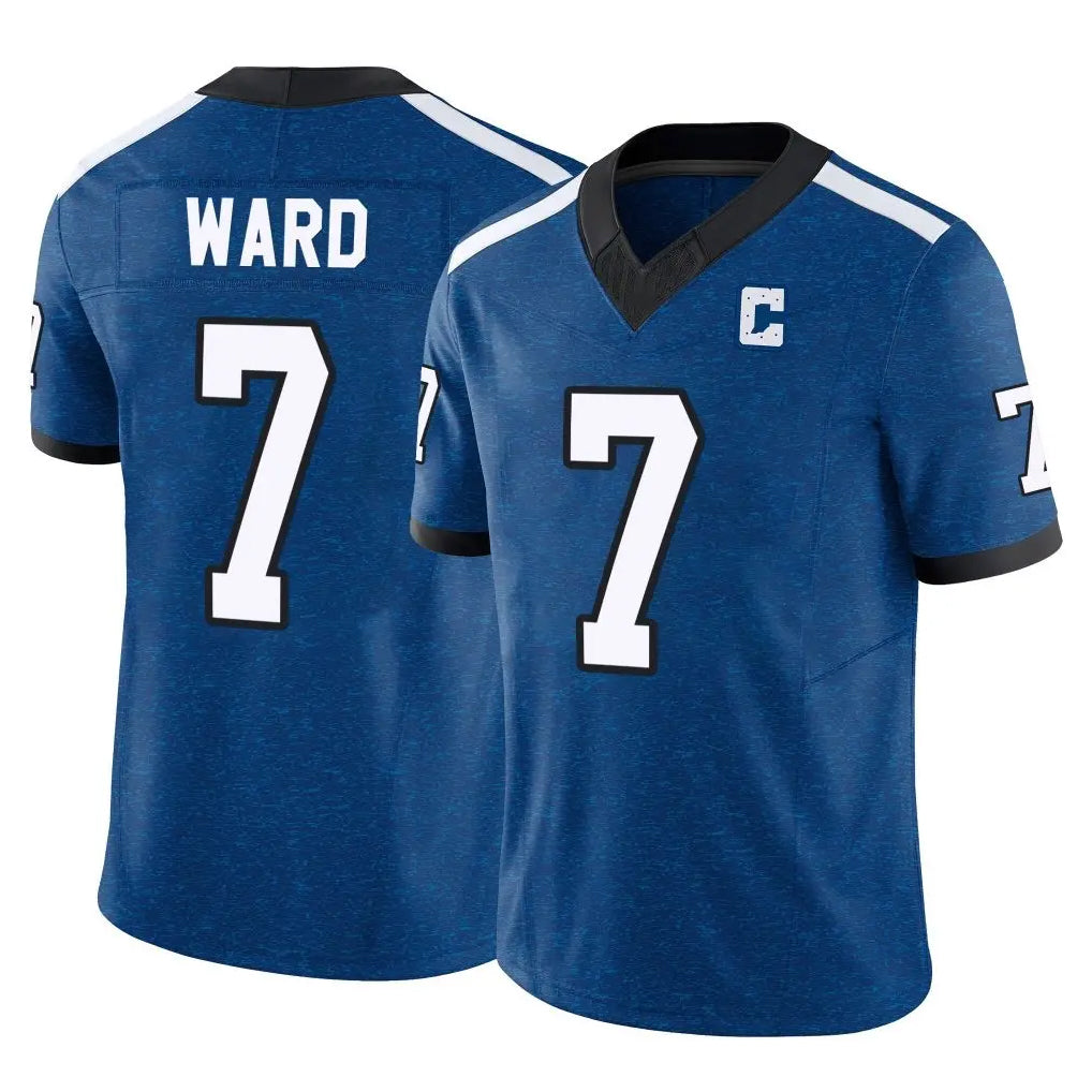 Seanshop IN.Colts #7 Charvarius Ward Sr. Player Royal Limited Indiana Nights Alternate Vapor F.U.S.E. Home Game Stitched Jerseys