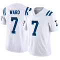 Seanshop IN.Colts #7 Charvarius Ward Sr. Player White Limited Vapor F.U.S.E. Home Game Stitched Jerseys