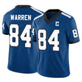 Seanshop IN.Colts #84 Tyler Warren Player Royal Limited Indiana Nights Alternate Vapor F.U.S.E. Home Game Stitched Jerseys